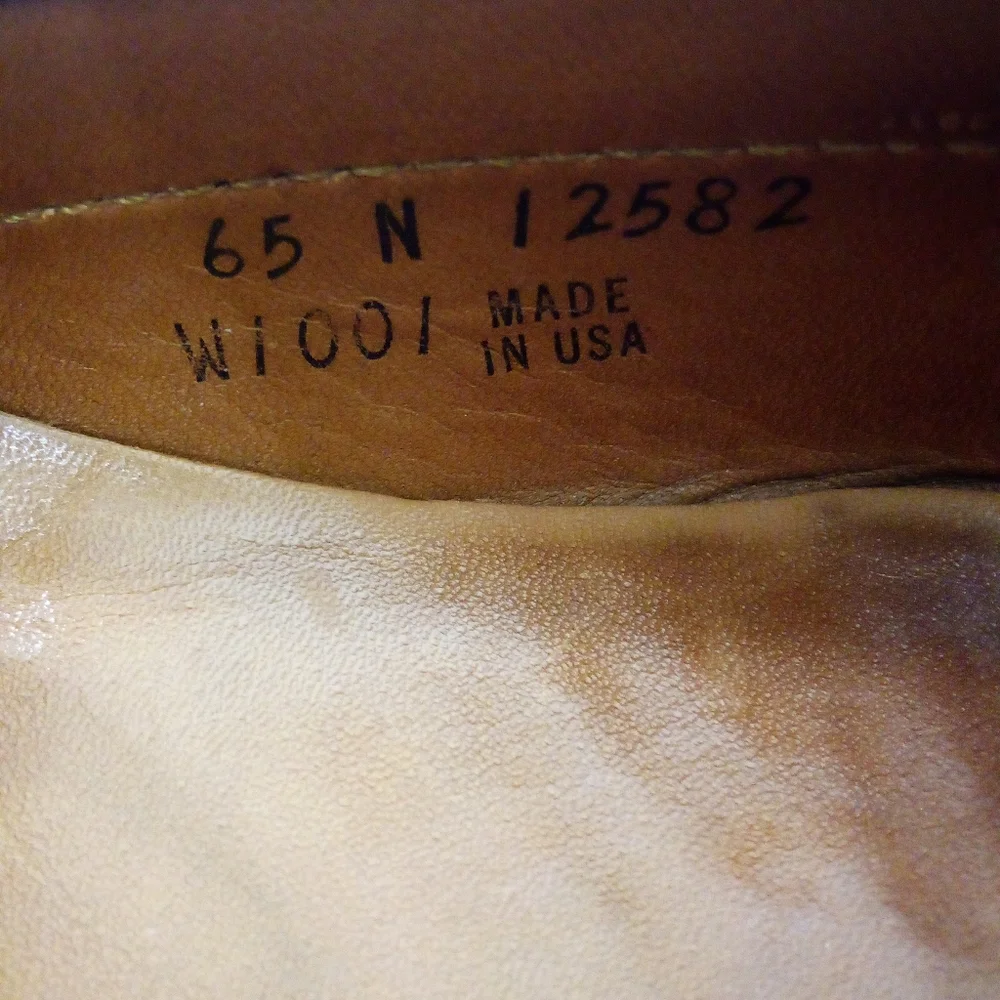 Nettleton Women 6.5 Narrow Luxury Vintage Tassel Burgundy Leather Loafers 12582 - Picture 8 of 8